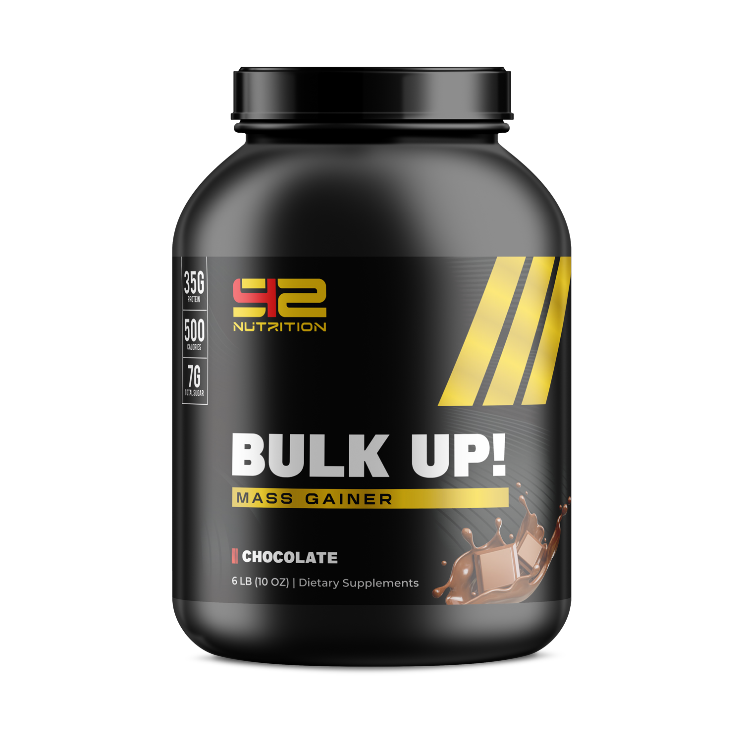 Bulk Up Whey Protein delivers 35g of protein and 510 calories per serving to support muscle growth, recovery, strength, and healthy weight gain.
Key Benefits
35g Premium Protein to support muscle growth and recovery
510 Calories to help increase size and lean mass
Carbohydrates to replenish energy after training
Mixes Easily for a smooth shake anytime
Made for Athletes focused on strength and performance