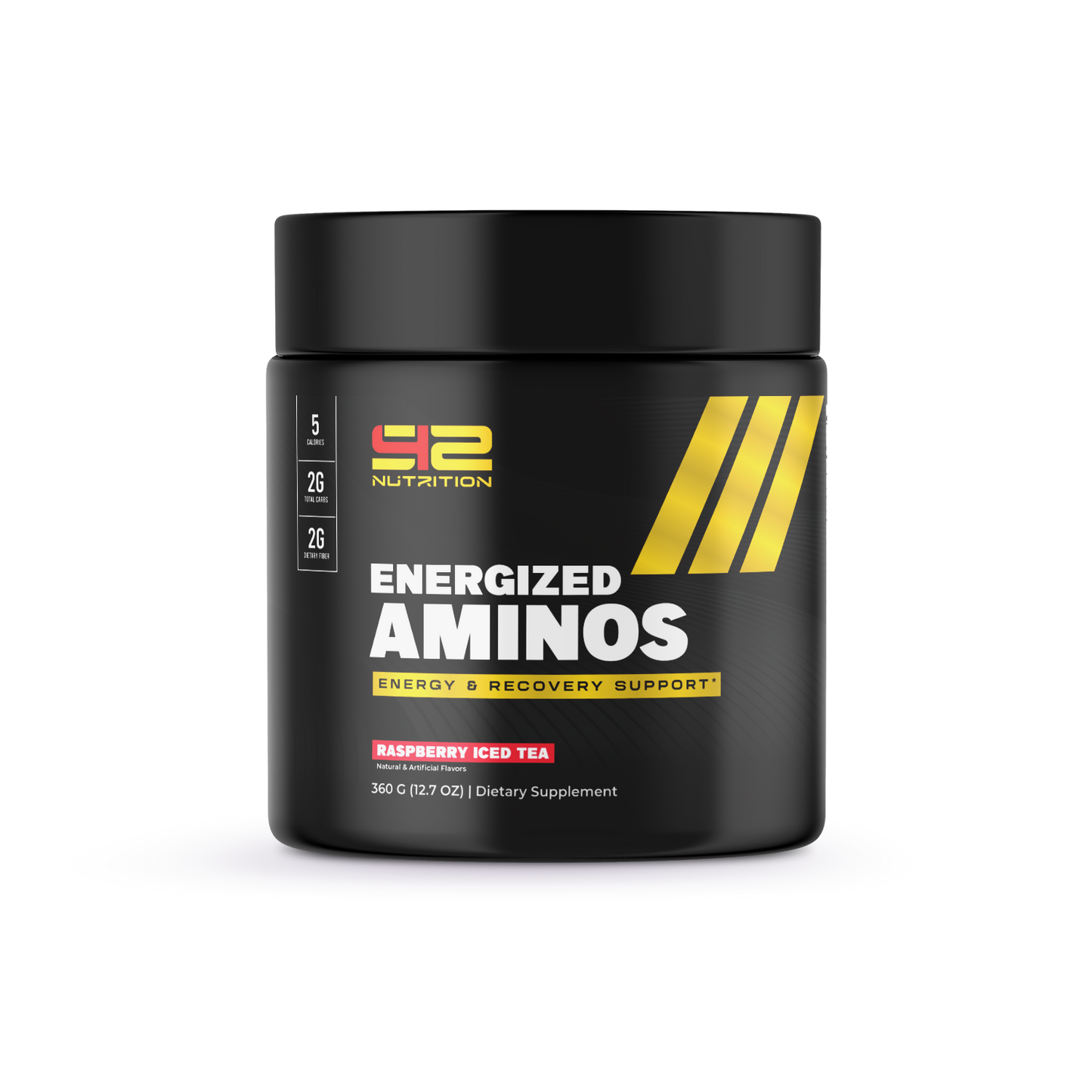 Energized Aminos combines essential amino acids, BCAAs, caffeine, and green tea extract to support energy, endurance, muscle recovery, and performance.
Key Benefits
Supports Energy & Focus
Essential Amino Acids for Recovery
Helps Reduce Muscle Breakdown
Natural Caffeine & Green Tea Extract
Great Before or During Workouts