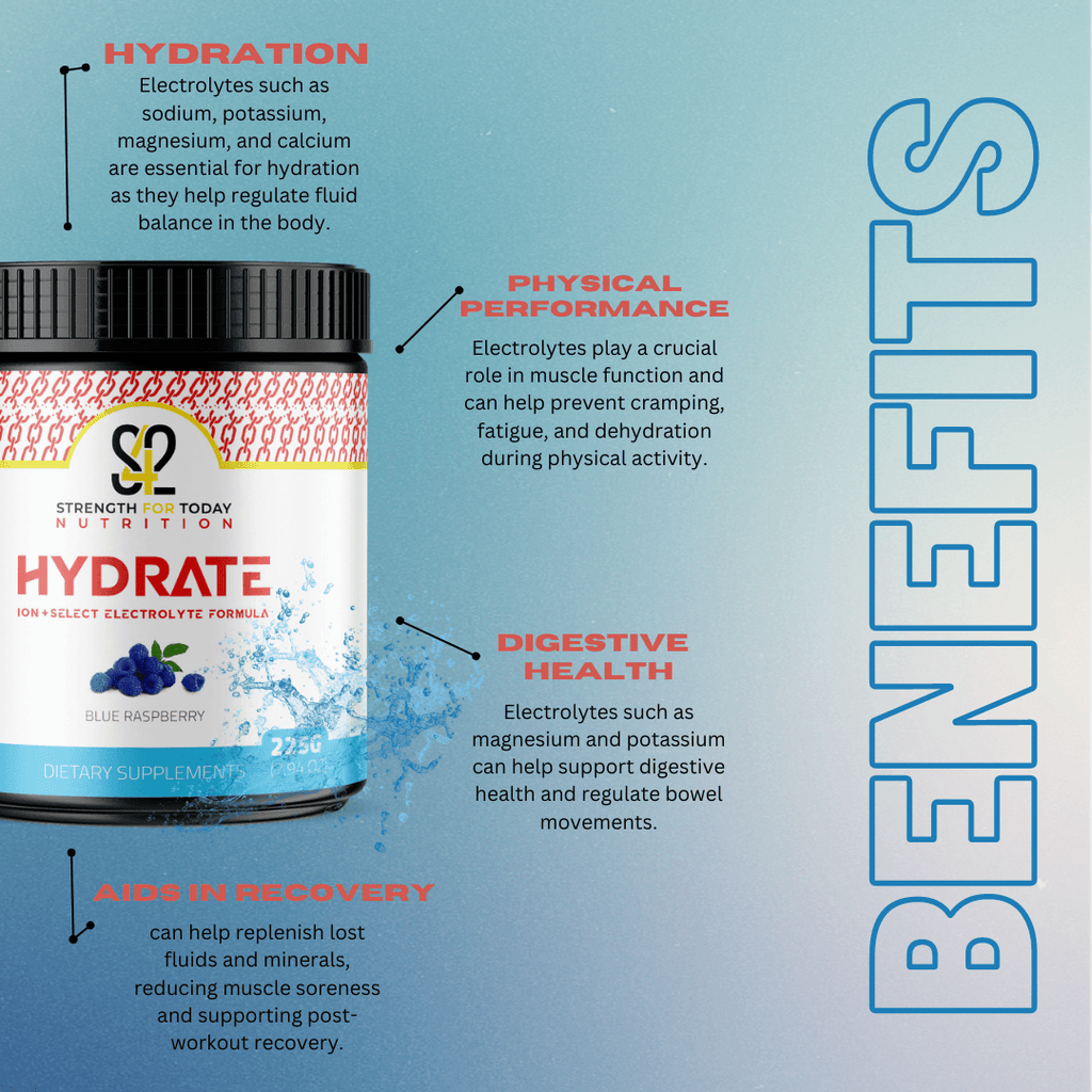 Hydrate Electrolyte Powder is essential for hydration of the body as it will help regulate fluid balance in the body
